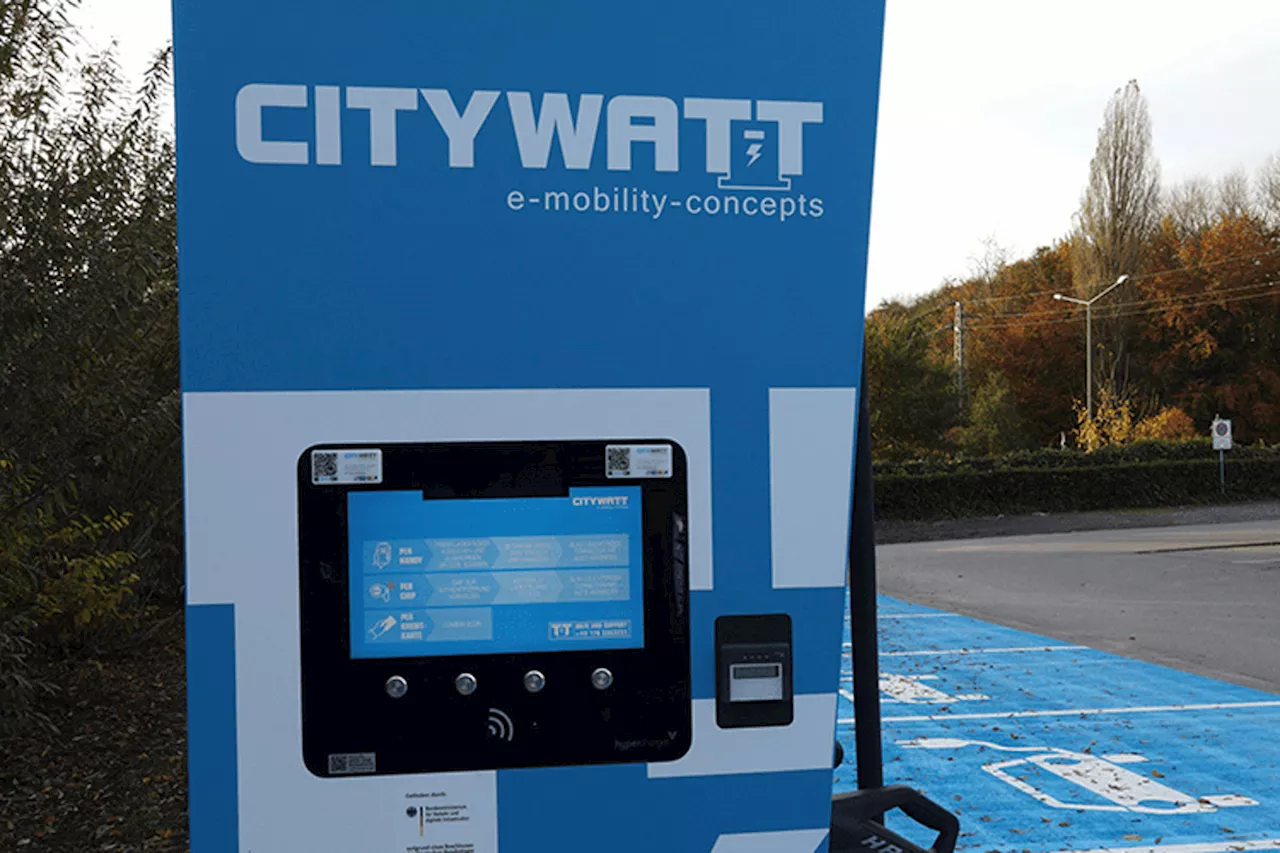 Citywatt Bietet 0,39€/kWh Laden an Schnellladeparks