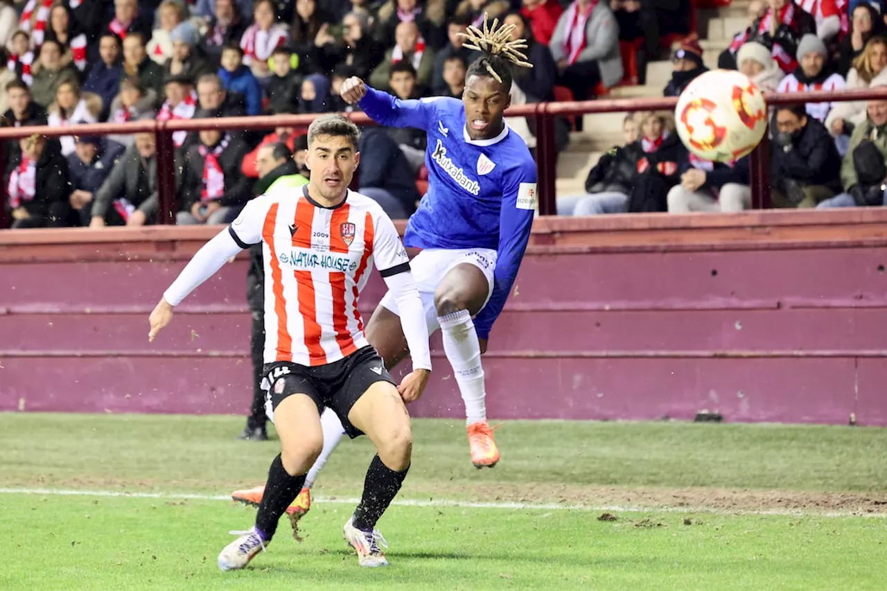 Athletic supera ao Logroñés e avança na Copa do Rei