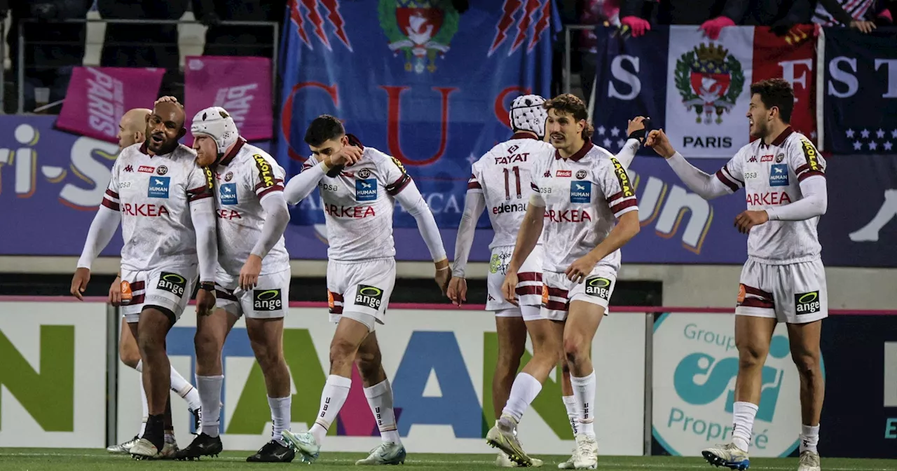 Bordeaux-Bègles écrase le Stade Français (19-46), Montpellier et le LOU s'imposent également