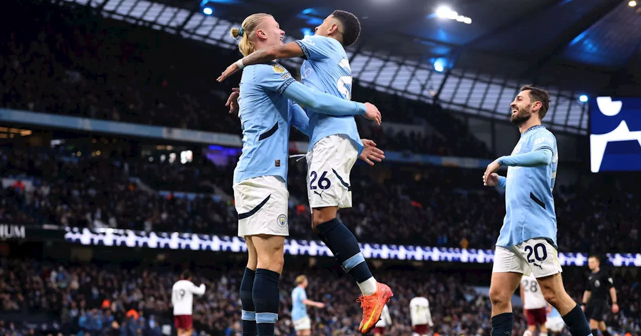 Manchester City Sconfina West Ham, Chelsea Triste Pareggio