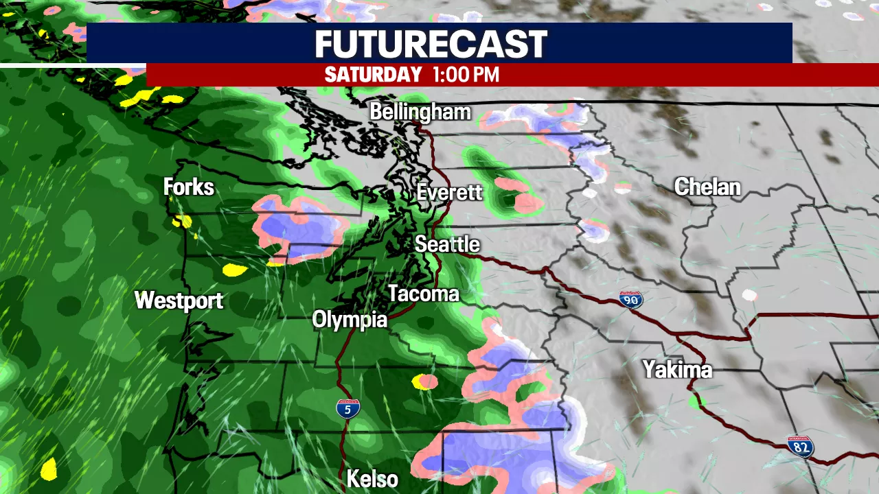 Weekend Snow and Rain Expected for Seattle and the Cascades