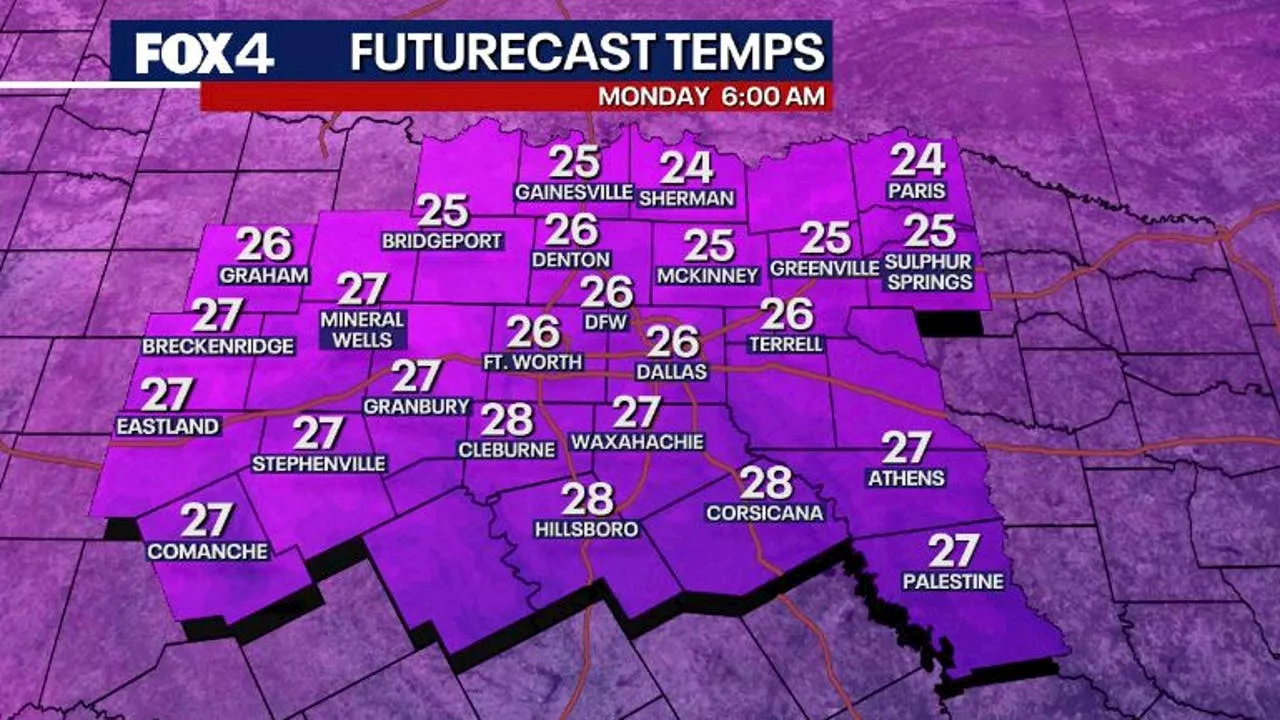 Arctic Blast Expected to Bring Freezing Temperatures and Chance of Snow/Ice