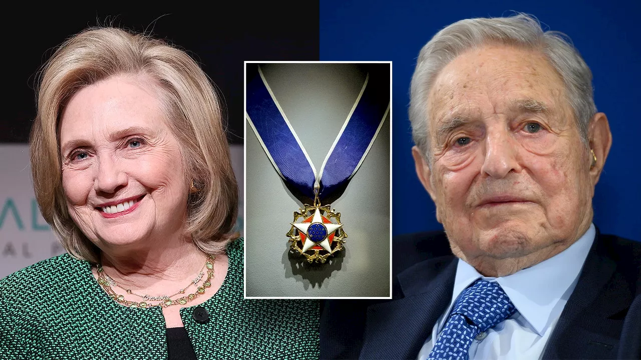 Biden Awards Presidential Medal of Freedom to Clinton and Soros, Sparking Outrage