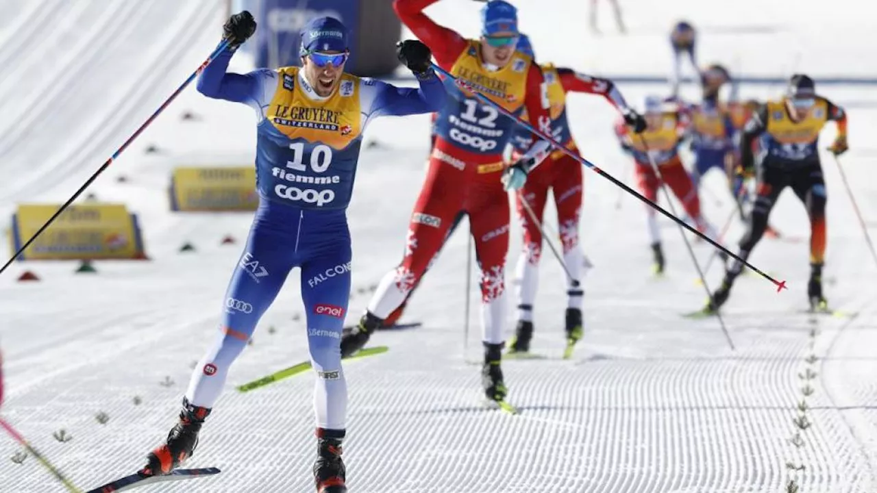 Pellegrino sul podio allo Skiathlon di Val di Fiemme