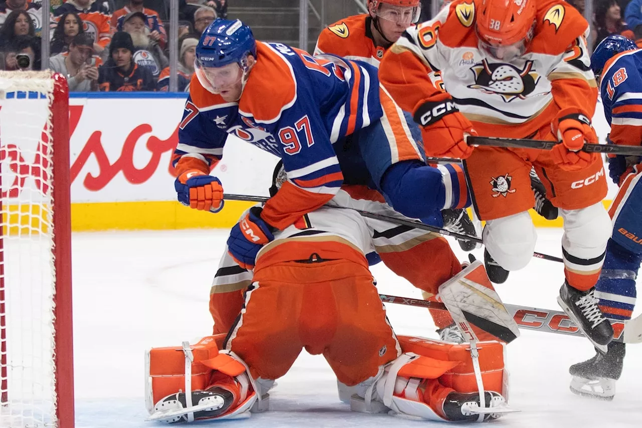 Draisaitl's Late Goal Leads Oilers Past Ducks