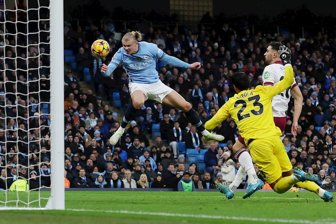 Manchester City crush West Ham United 4-1, Haaland bags double