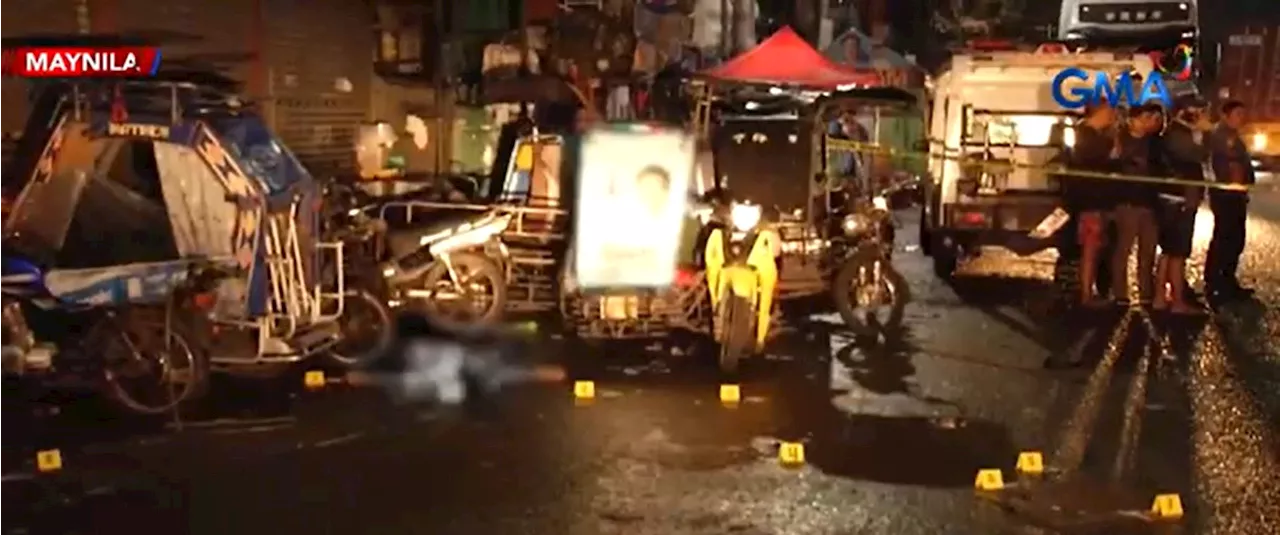 Riding-in-Tandem Kills Man Talking to Residents in Manila