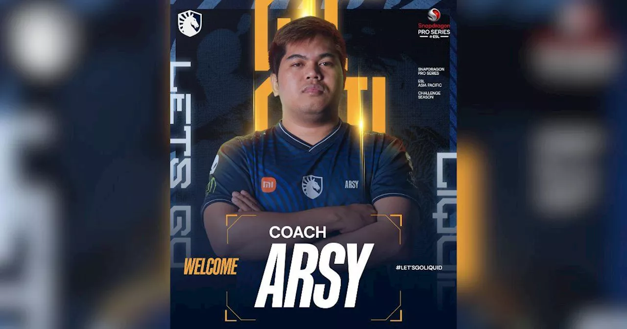 Team Liquid Philippines Signs Ar Sy as Assistant Coach for Snapdragon Pro Series