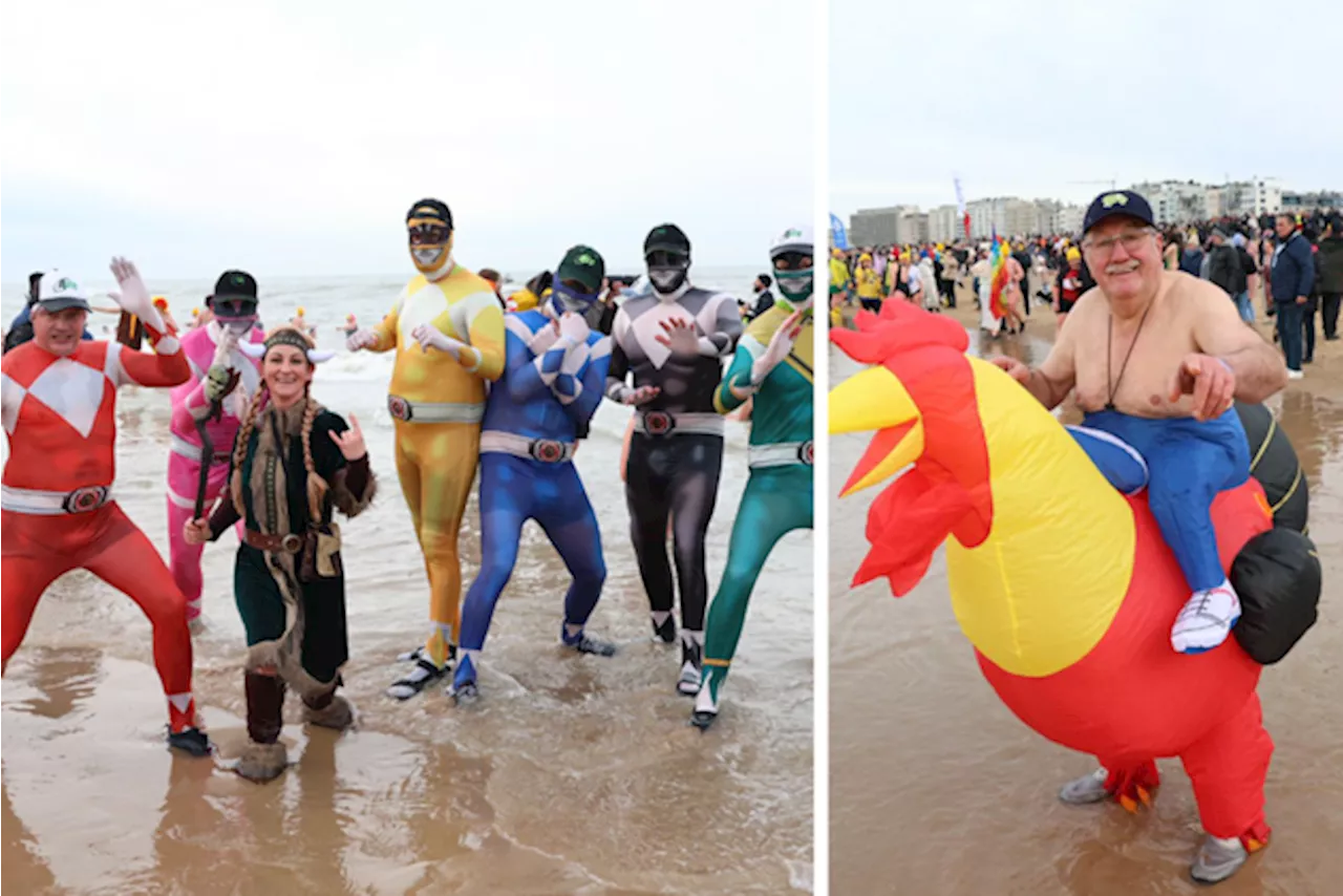 4.200 Mensen Neem Deel Aan Jaarlijkse Nieuwjaarsduik in Oostende