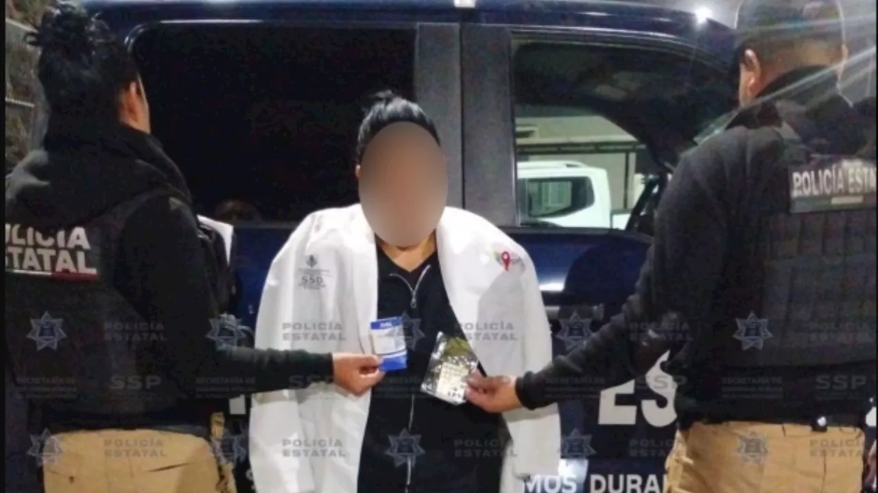 Falsa doctora detenida en Durango por dar clonazepam y robar