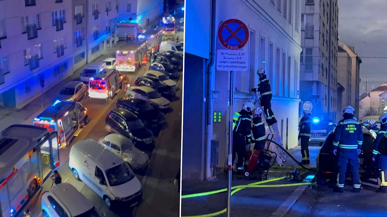 Brand in Wiener Wohnhaus: Kinderwägen in Flammen - Evakuierung und Rettungsmaßnahmen