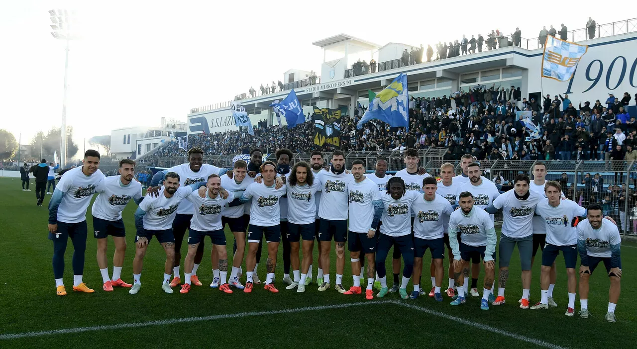 Invasione di Tifoso Lazio a Formello Prima di Roma-Lazio