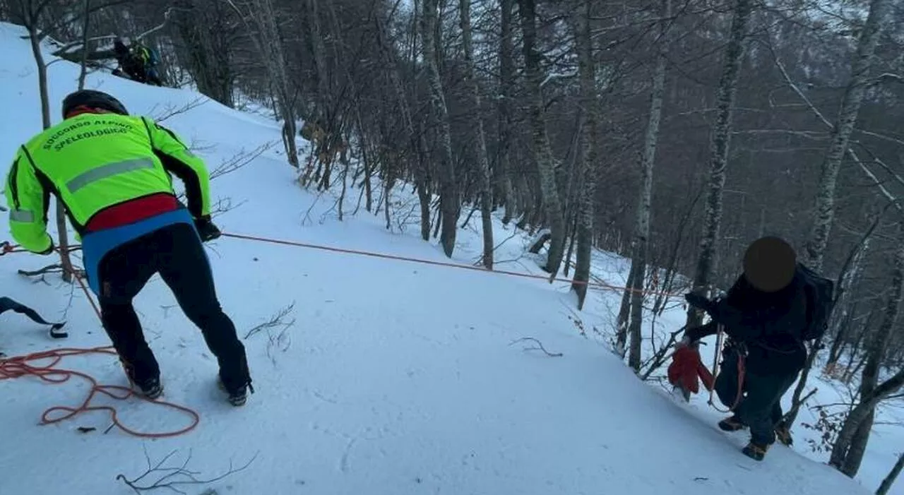 Soccorso a sei escursionisti bloccati sul Monte Terminillo