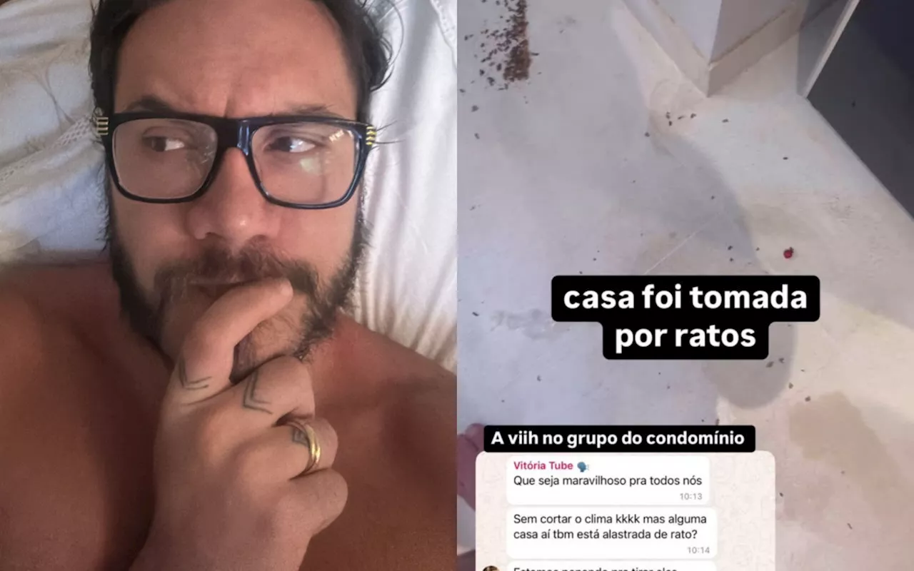 Eliezer e Viih Tube lutam contra infestação de ratos em sua mansão