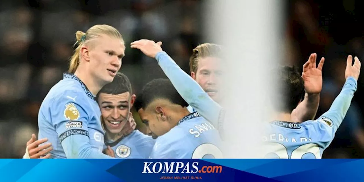 Man City Raih Kemenangan Telak atas West Ham