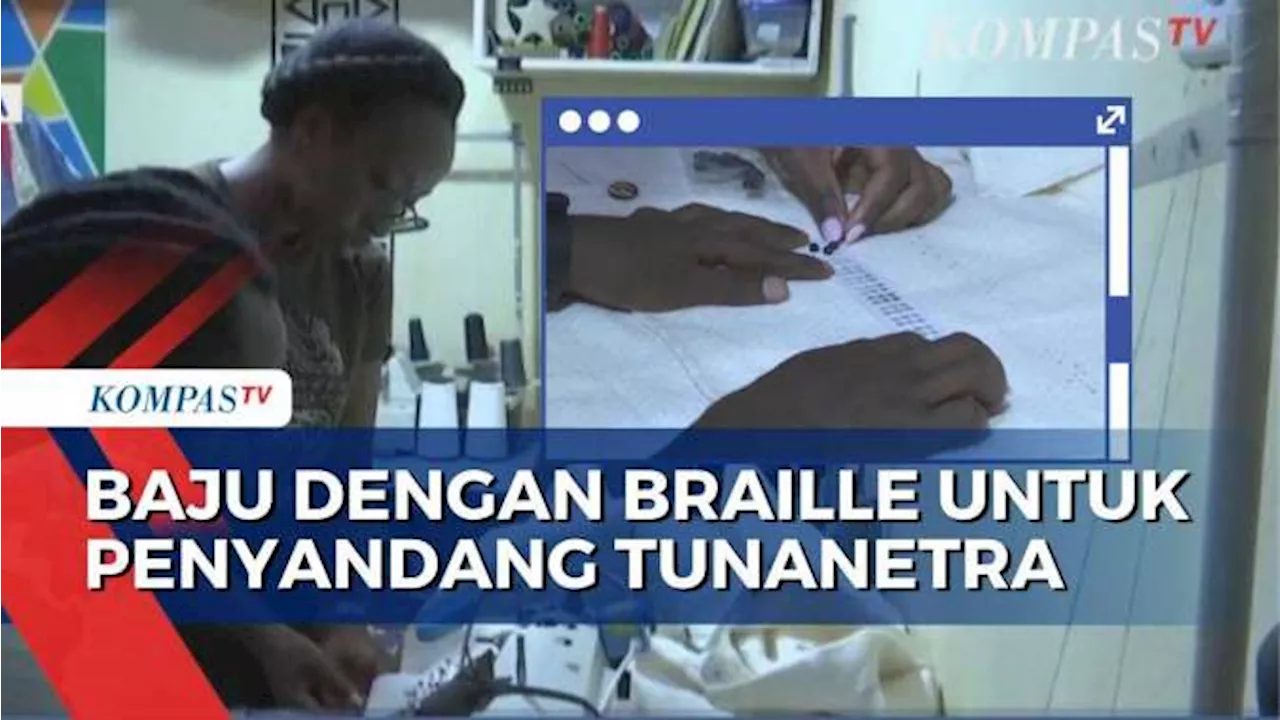 Hisi Studio di Kenya Ciptakan Pakaian Braille untuk Para Penyandang Tunanetra