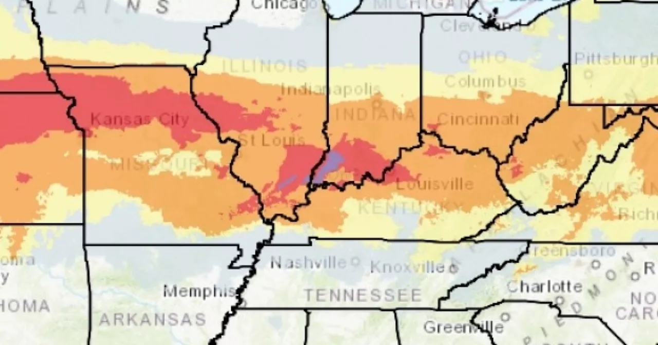 A storm will bring heavy snow and dangerous ice from the Plains to the East Coast