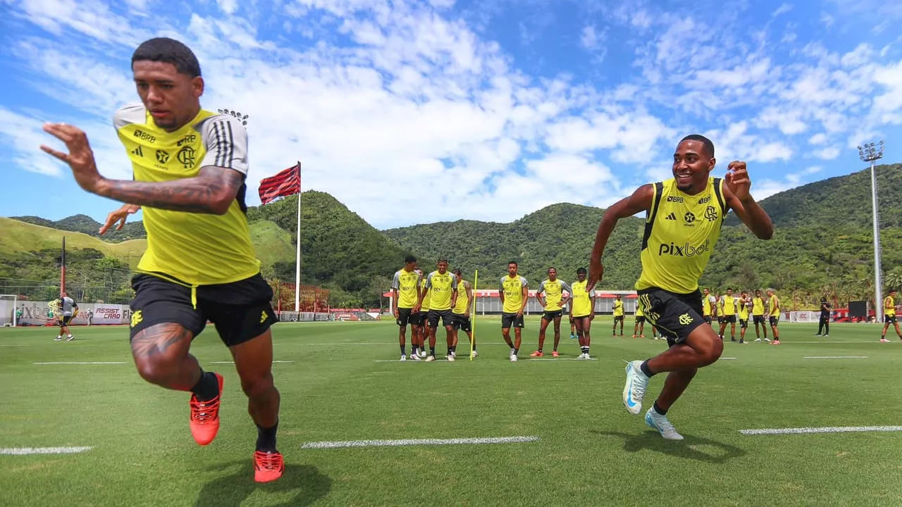 Flamengo Sub-20 treina para estreia no Campeonato Carioca