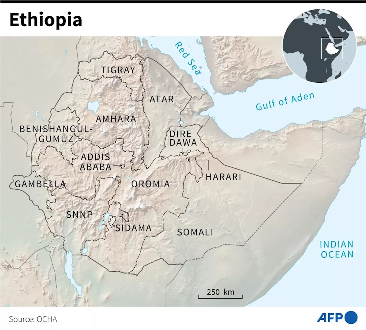 Tremblements de terre en Ethiopie: Des milliers de personnes déplacées