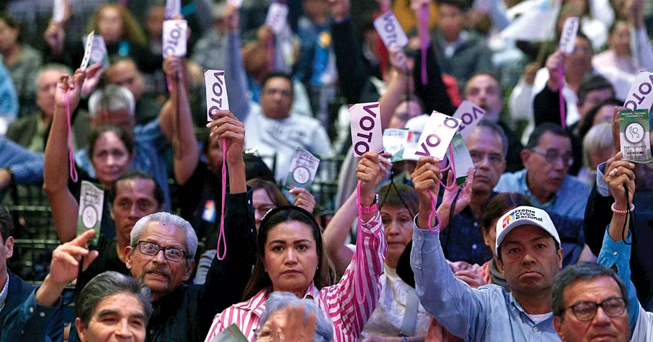 Opositoras se fragmentan en busca de convertirse en partido político