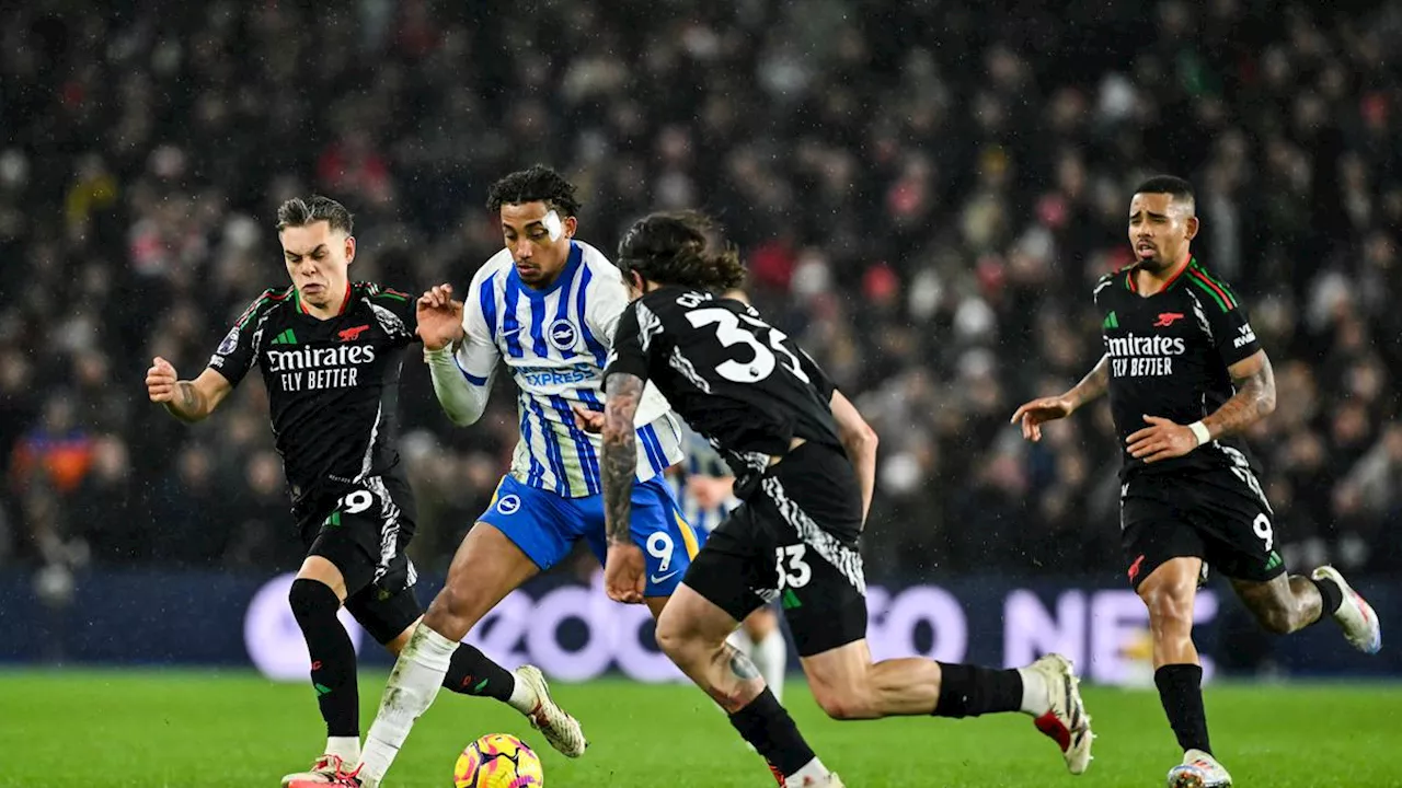 Hasil Liga Inggris Brighton vs Arsenal: Ditahan The Seagulls, Meriam London Gagal Dekati Puncak Klasemen