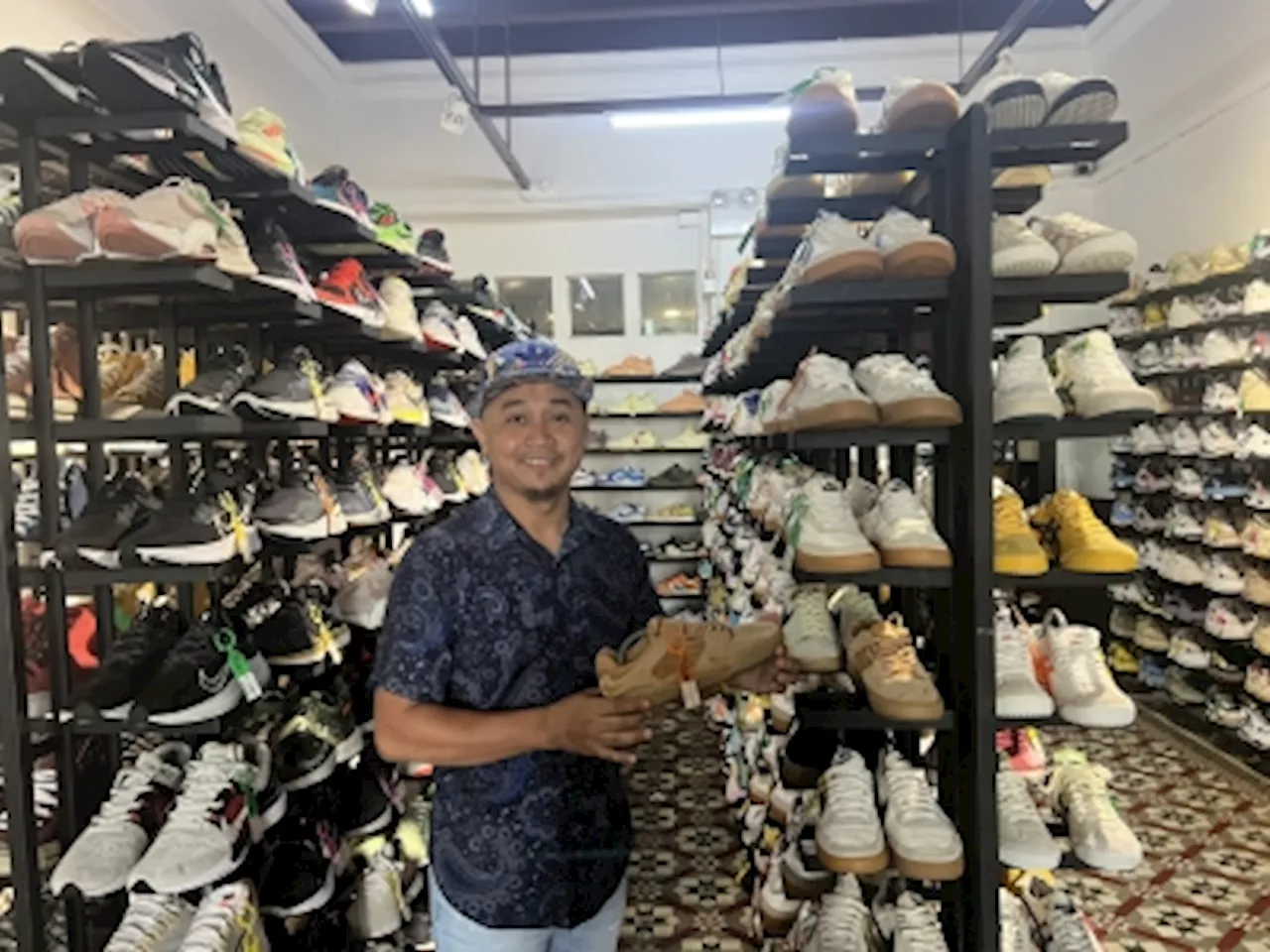 From Roadside Stalls to Boutique Success: Penang Man Turns Hustle into Thriving Vintage Sneaker Business