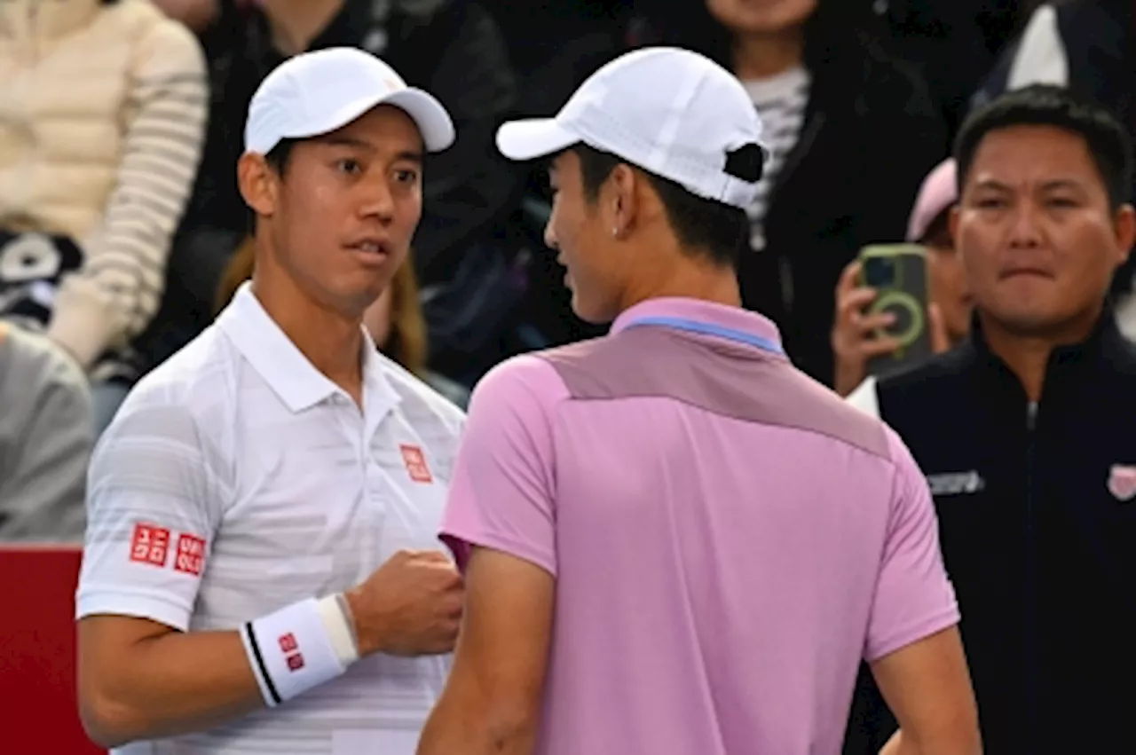 Nishikori Reaches Hong Kong Open Final After Shang Retires Ill