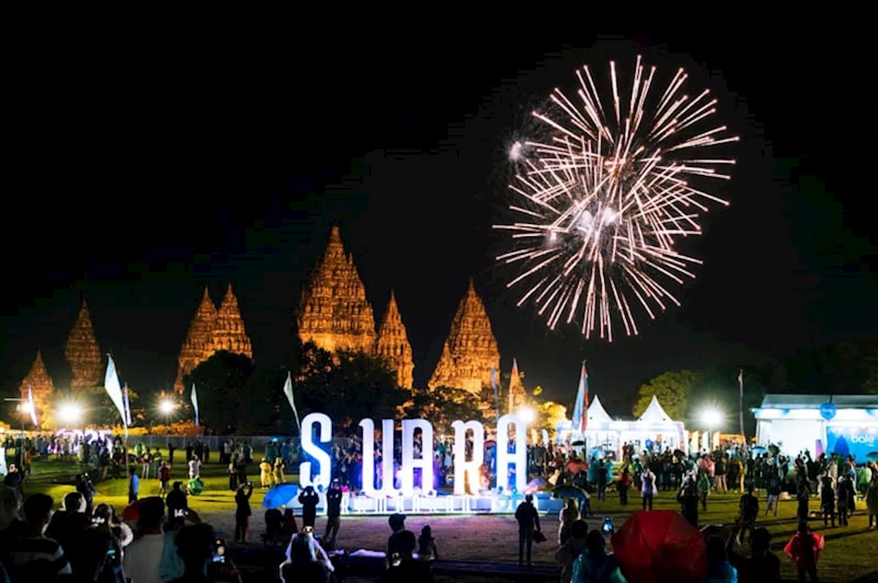 Malam Tahun Baru di Candi Prambanan Tarik Perhatian Dunia