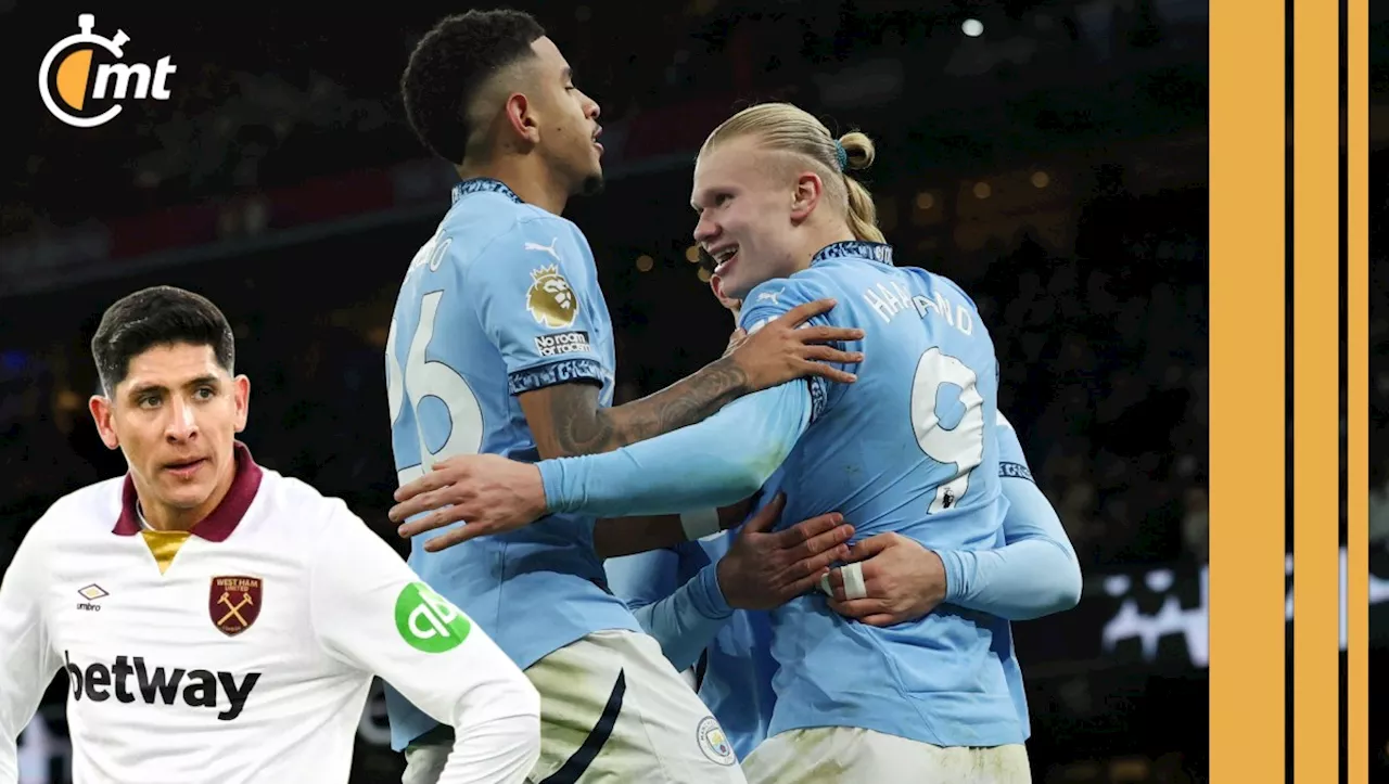 Manchester City golea al West Ham y suma seis puntos en la Premier