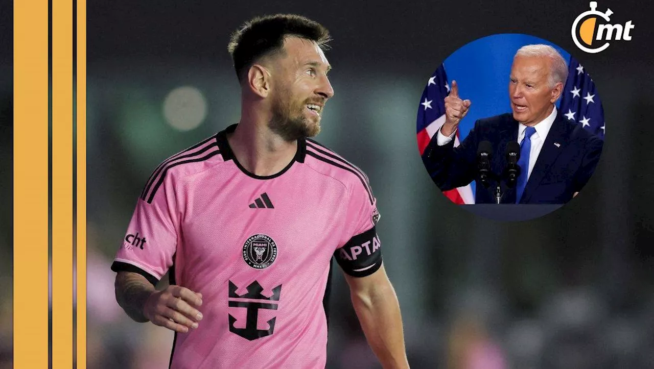 Messi deja plantado a Joe Biden en Casa Blanca para entrega de la Medalla Presidencial de la Libertad