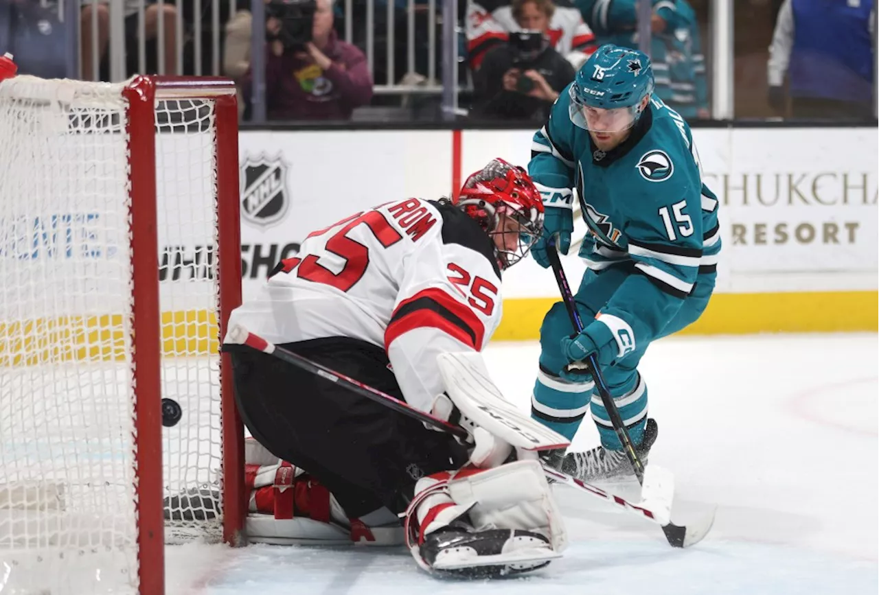 Sharks End Losing Streak with Win Over Devils