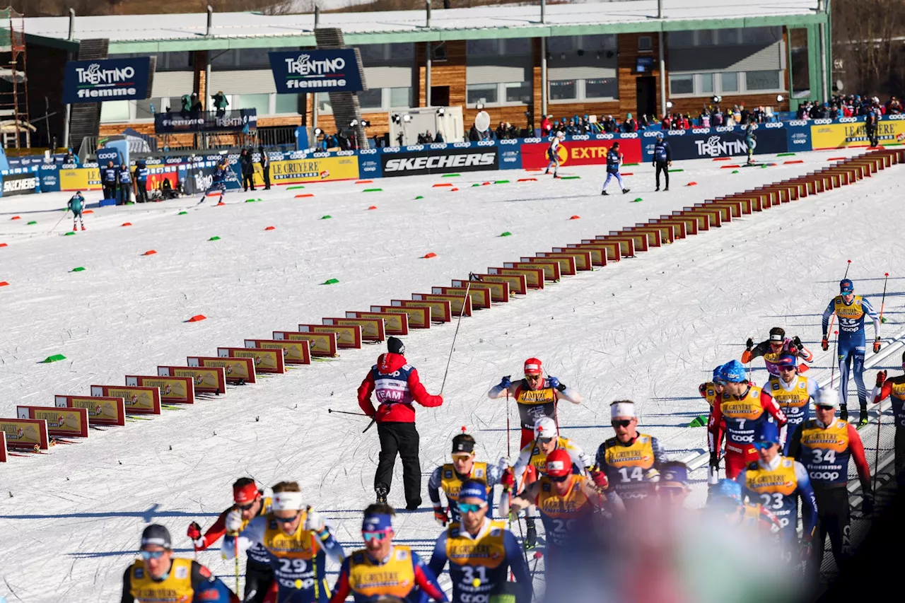 Simen Hegstad Krüger Fallet under Skiathlon