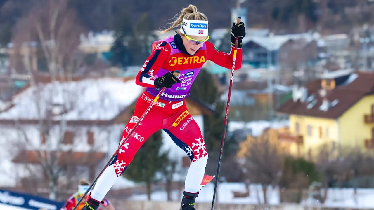 Therese Johaug vant Tour de ski-etappen i Italia med stor margin