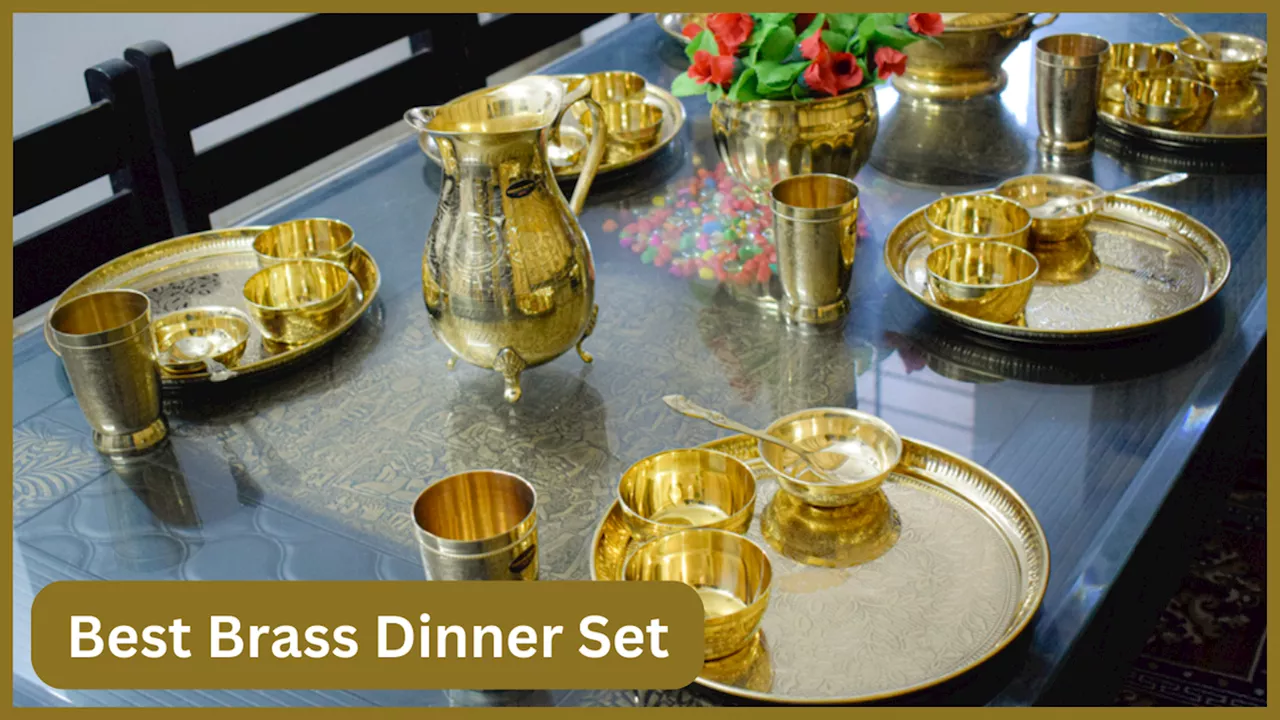 Best Brass Dinner Set से घर को दे क्लासी और रॉयल लुक, खाने का स्वाद करें दोगुना