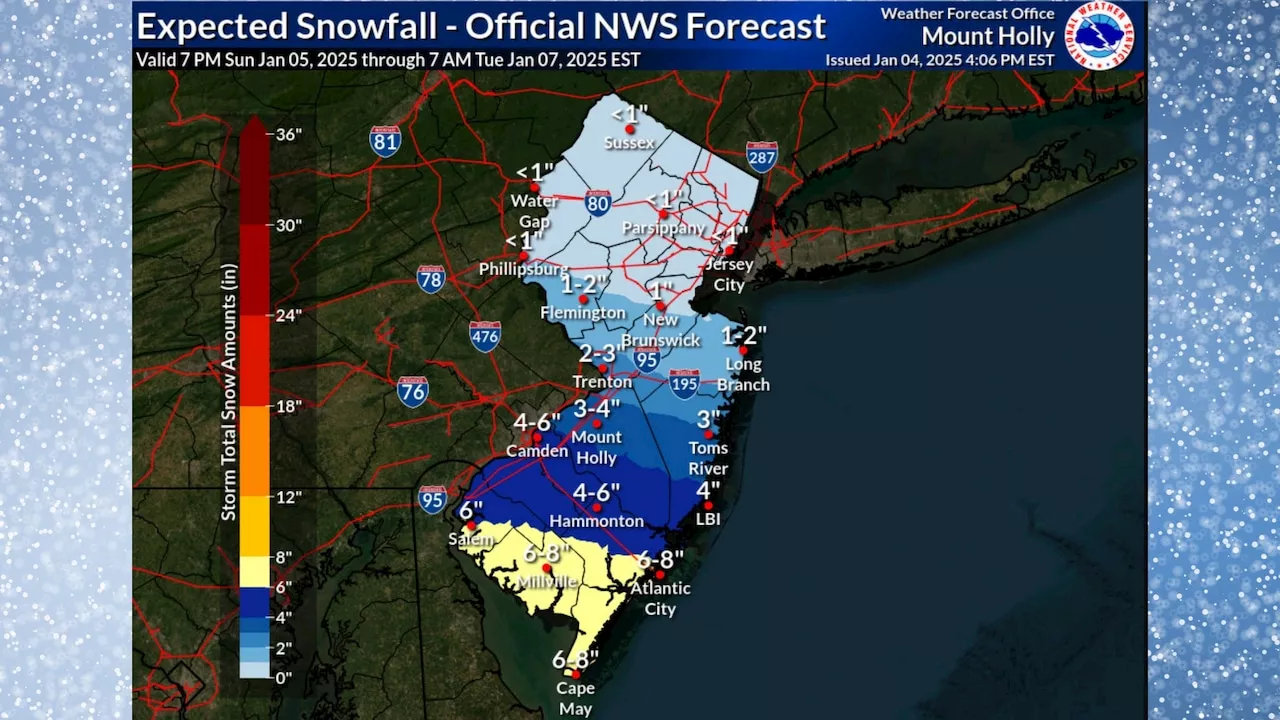 Winter Storm to Bring Significant Snow to Southern New Jersey