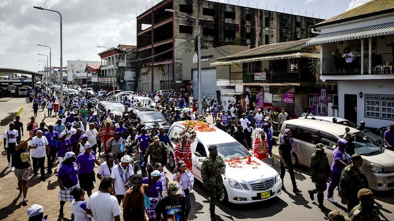 Afscheid van Surinaamse Oud-president Bouterse