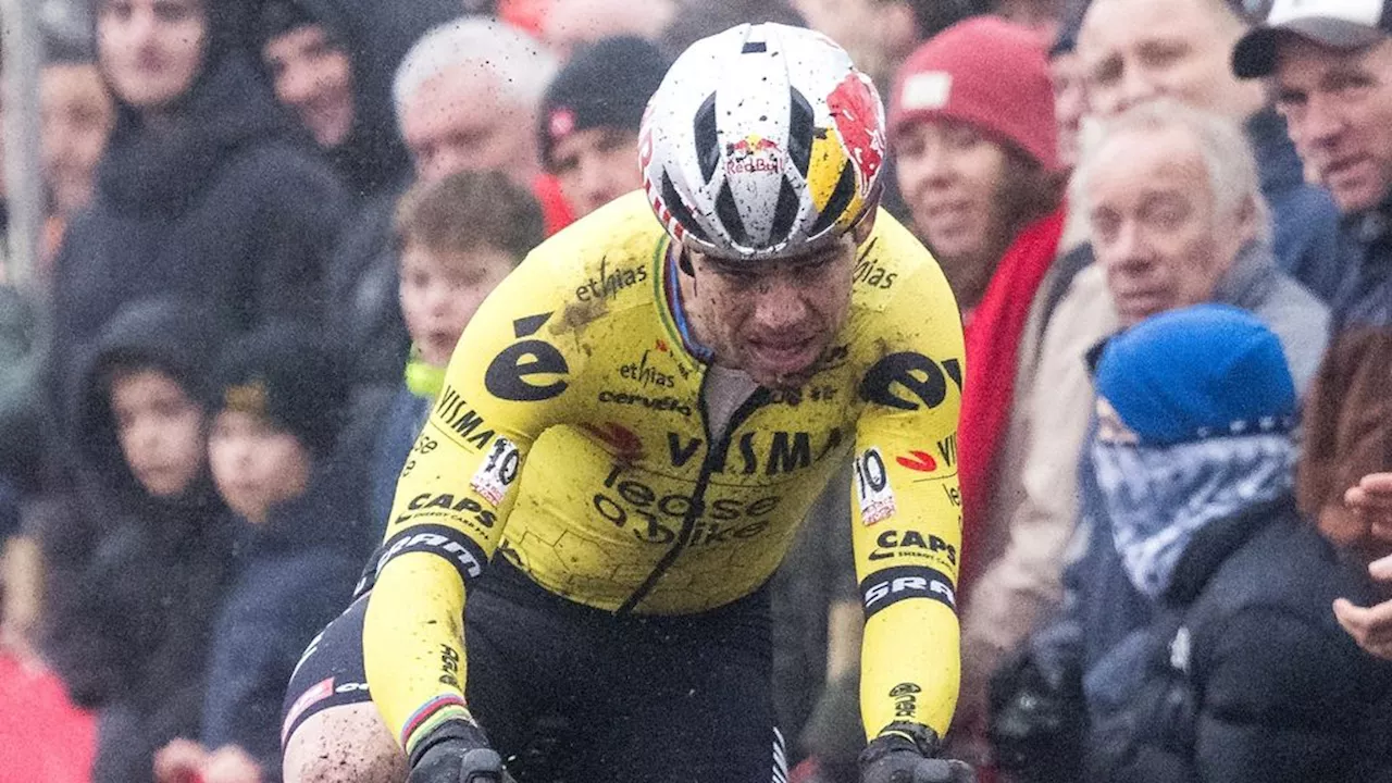 Wout van Aert wint eerste veldrit van het seizoen in Gullegem