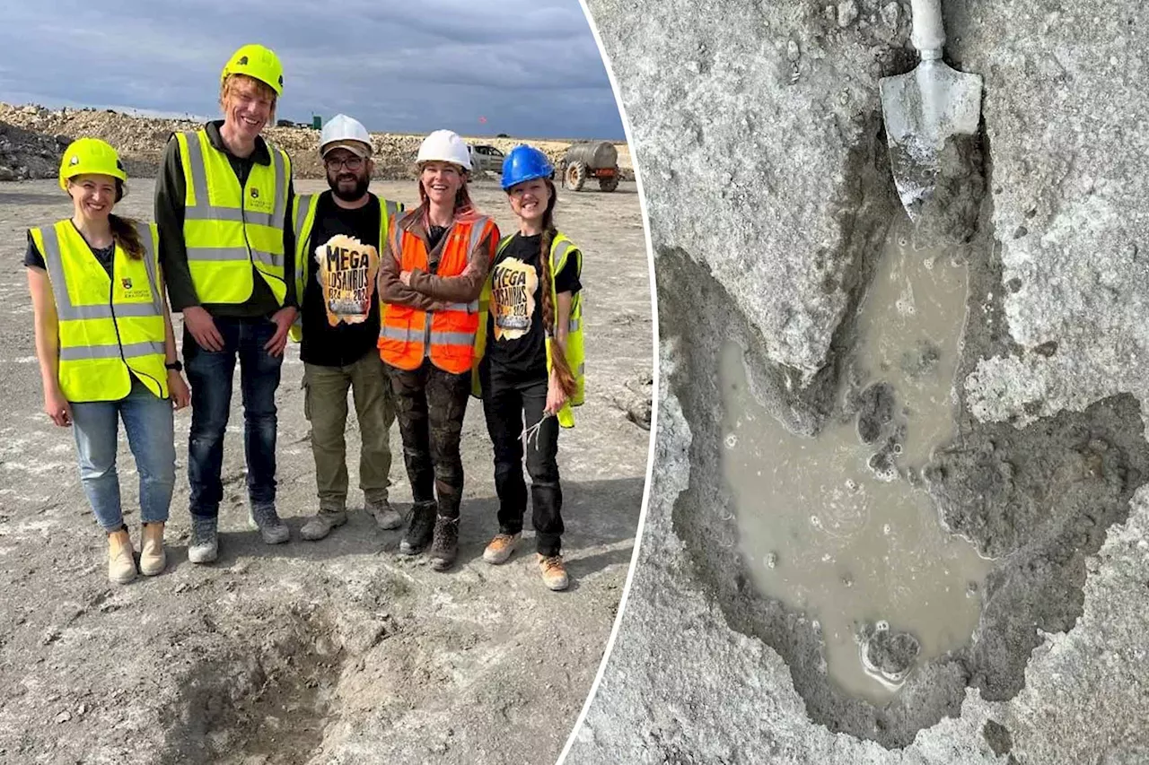 Ancient Dinosaur Footprints Unearthed in England