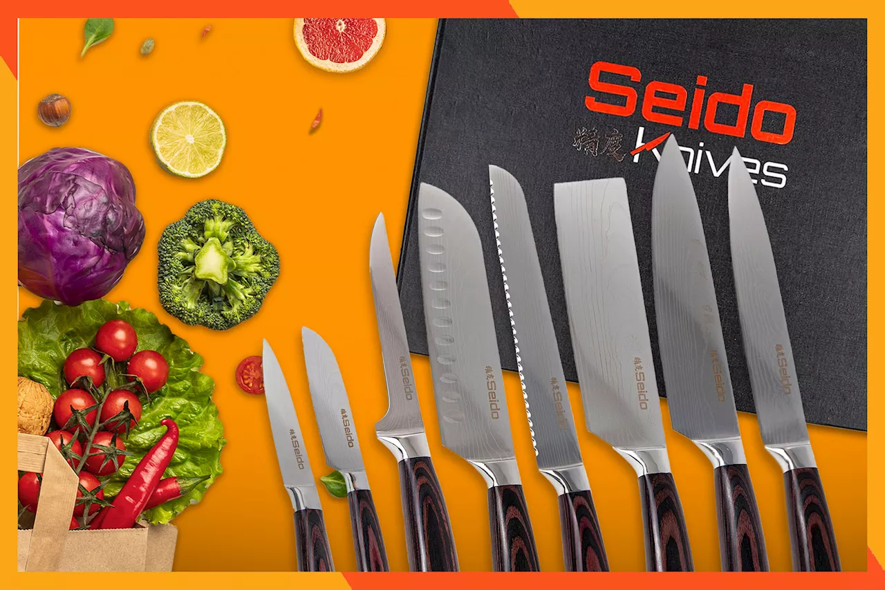 Elevate Your Kitchen with the Seido Japanese Master Chef's 8-Piece Knife Set