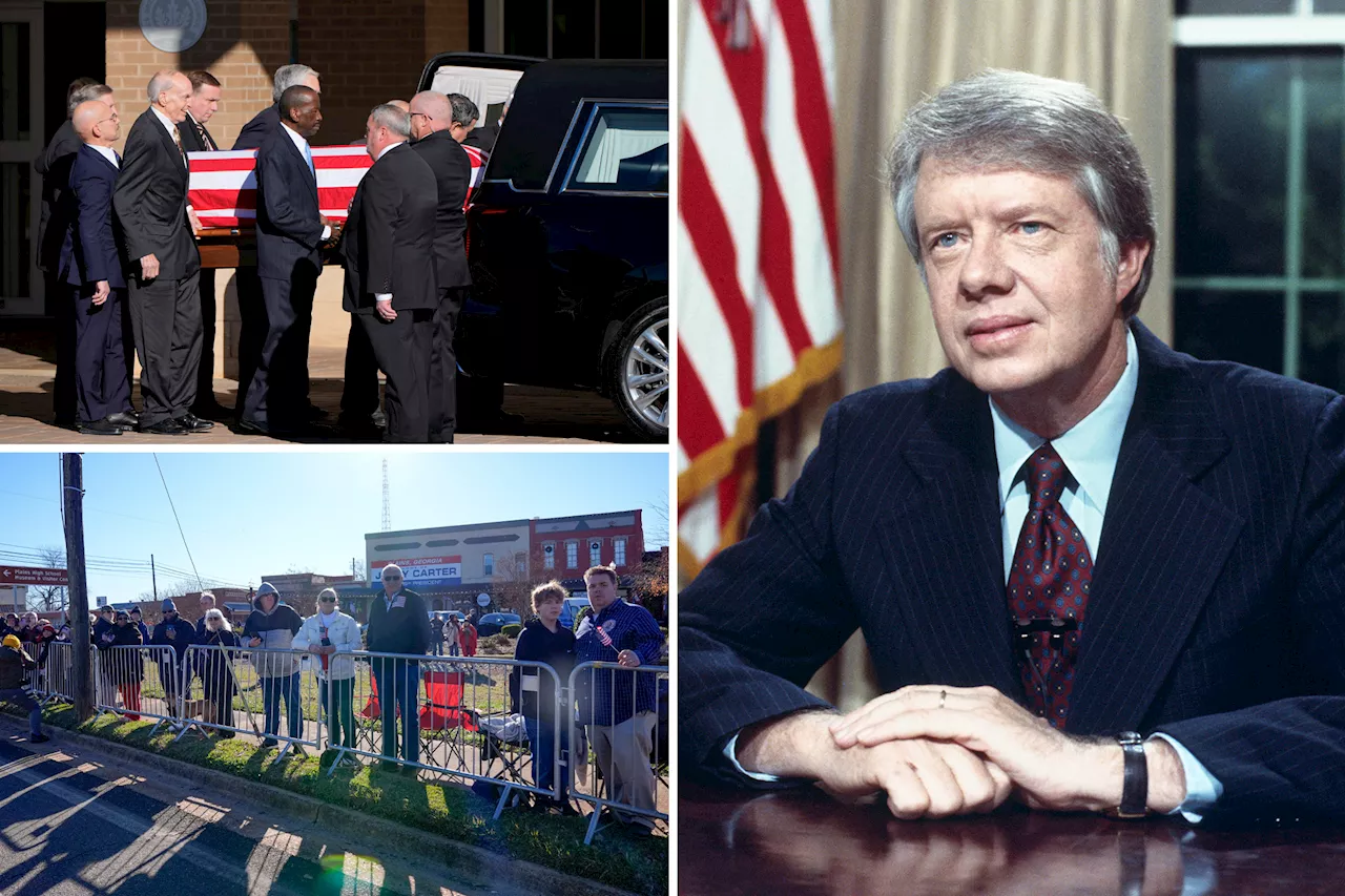 Funeral Procession for Former President Jimmy Carter Begins in Georgia