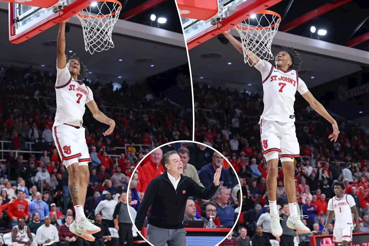 St. John's Coach Pitino Flays Player's Dunk Attempt, Struggles with Team