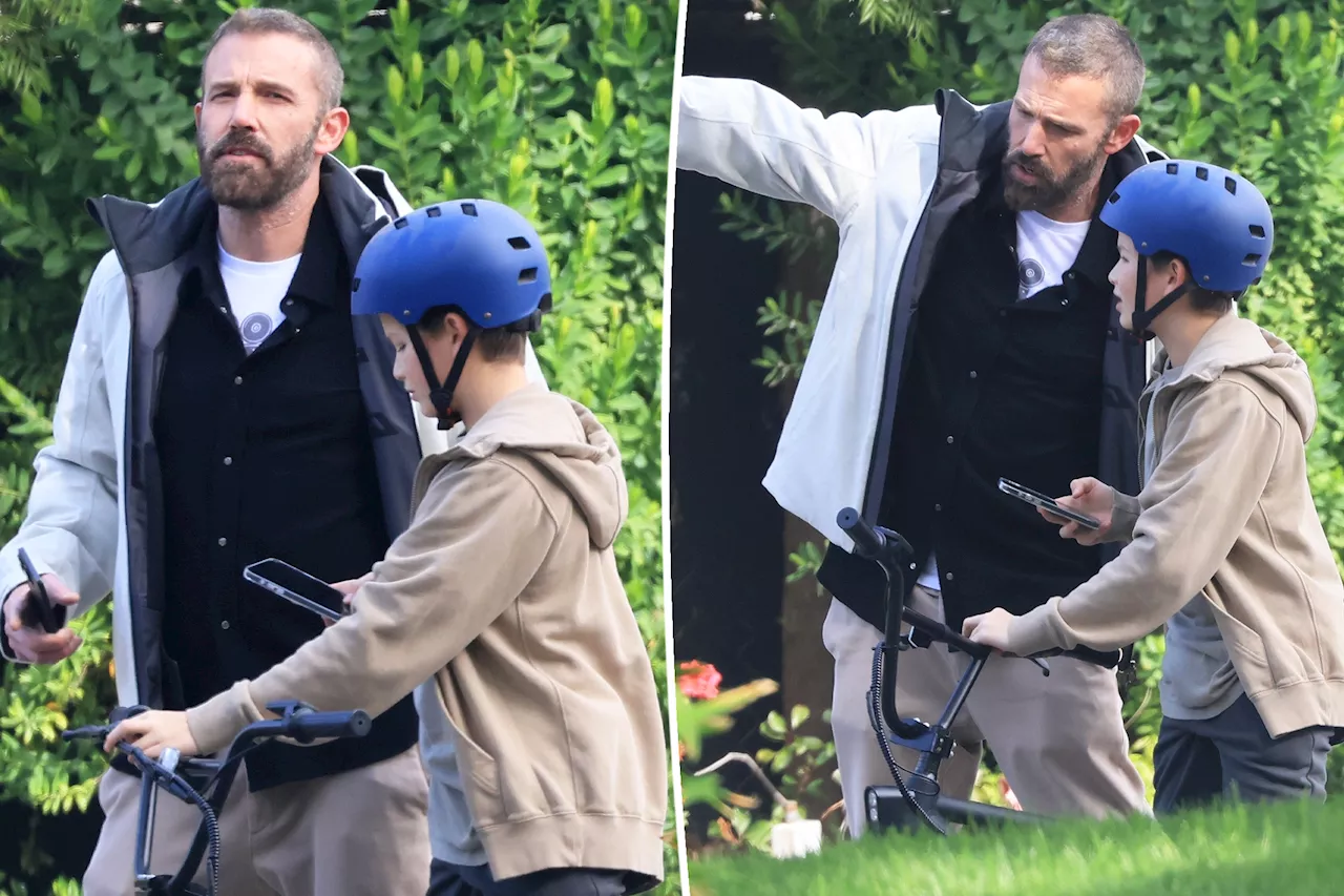 Ben Affleck and Son Samuel Spotted Enjoying Quality Time Together in Los Angeles