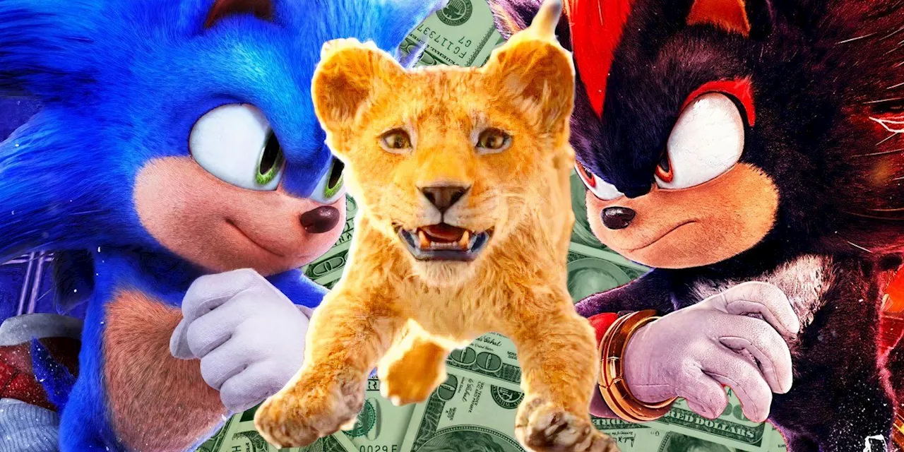 Mufasa: The Lion King Overtakes Sonic the Hedgehog 3 at Box Office