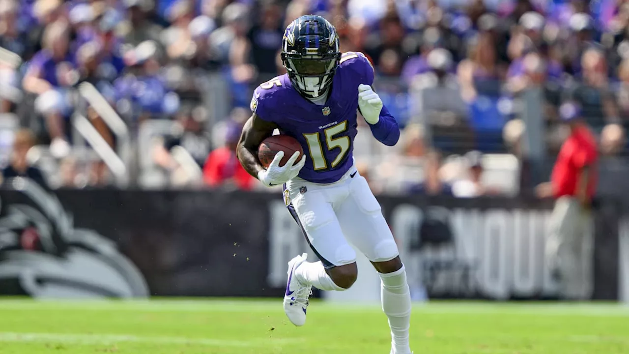 Baltimore Ravens Wide Receiver Nelson Agholor Inactive for Season Finale