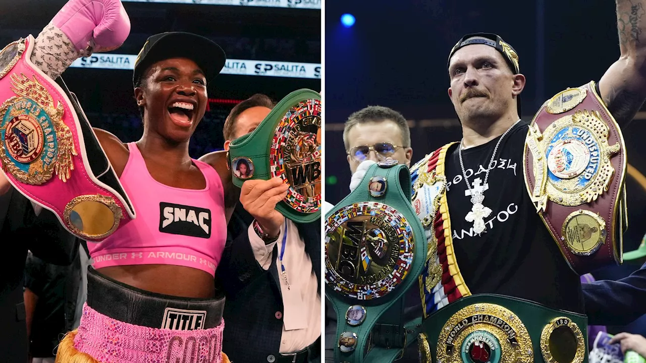 Claressa Shields 'stands among' elite champions like Oleksandr Usyk ahead of heavyweight unification bid