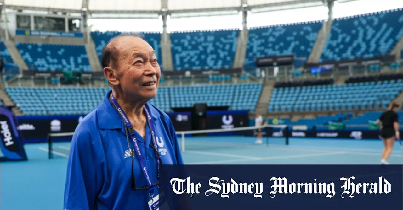 95-Year-Old Tennis Fan Volunteers at United Cup for the 22nd Time