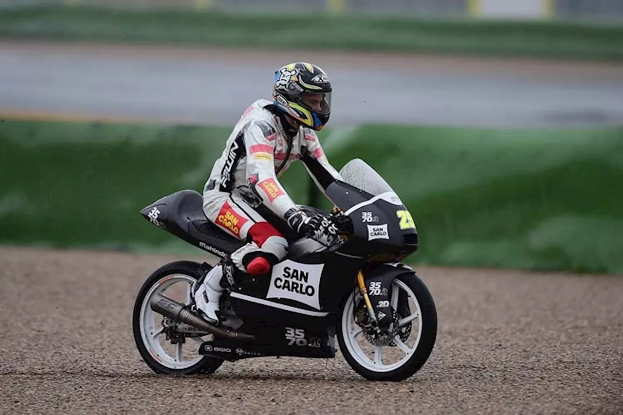 Moto3-Testfahrt in Valencia abgebrochen