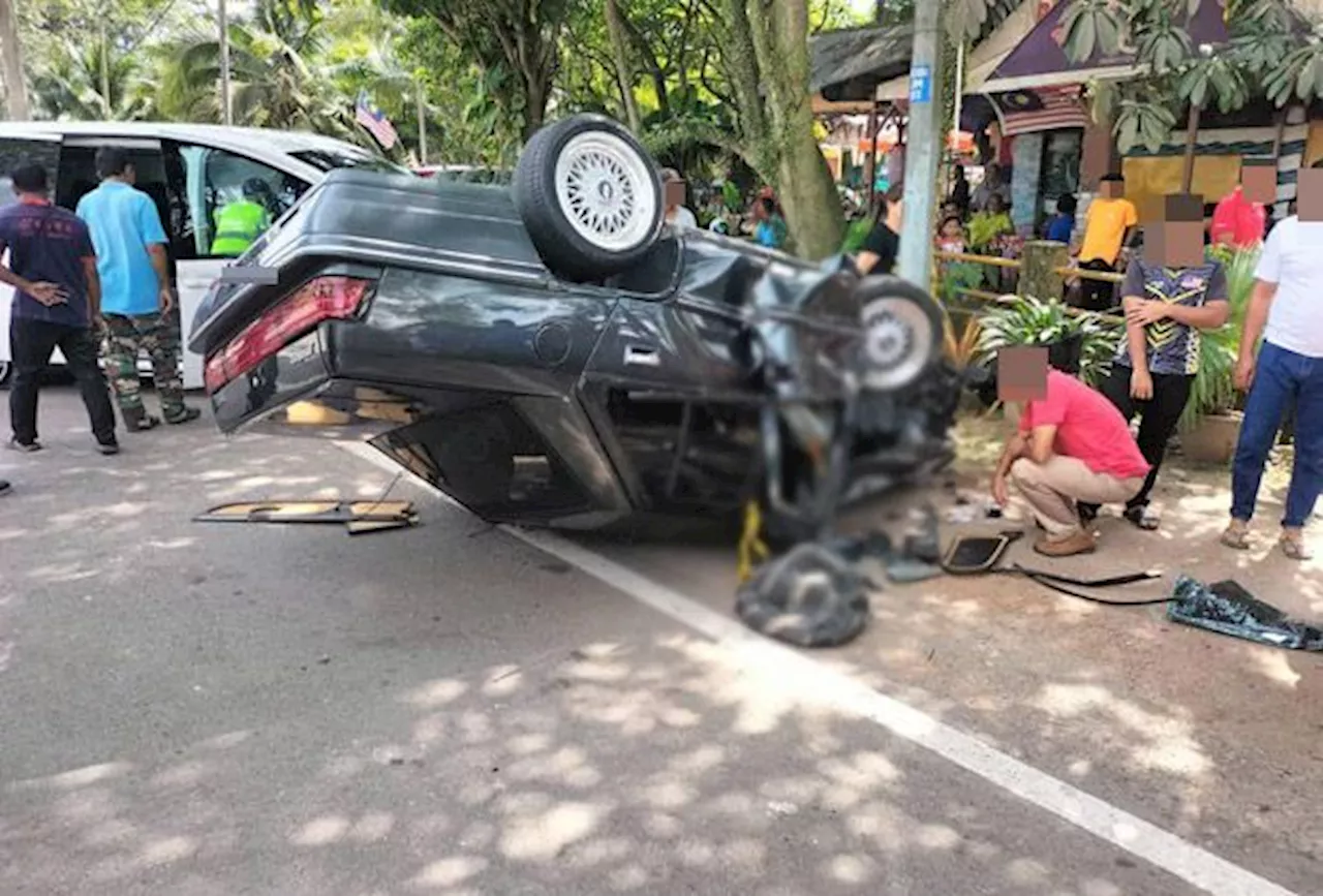 75-Year-Old Man Killed in Car-MPV Accident in Kluang