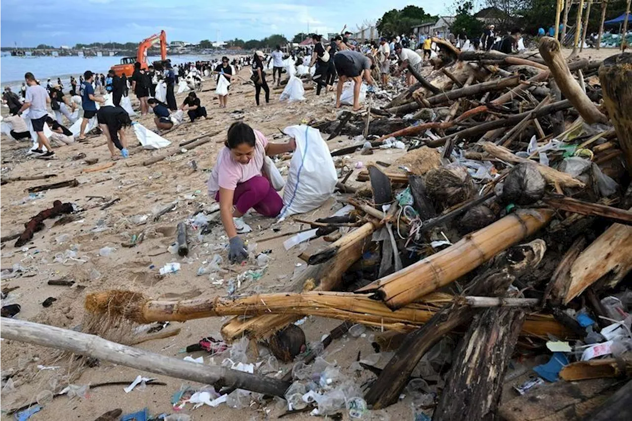 Bali Beach Hit by 'Worst' Plastic Waste Tide