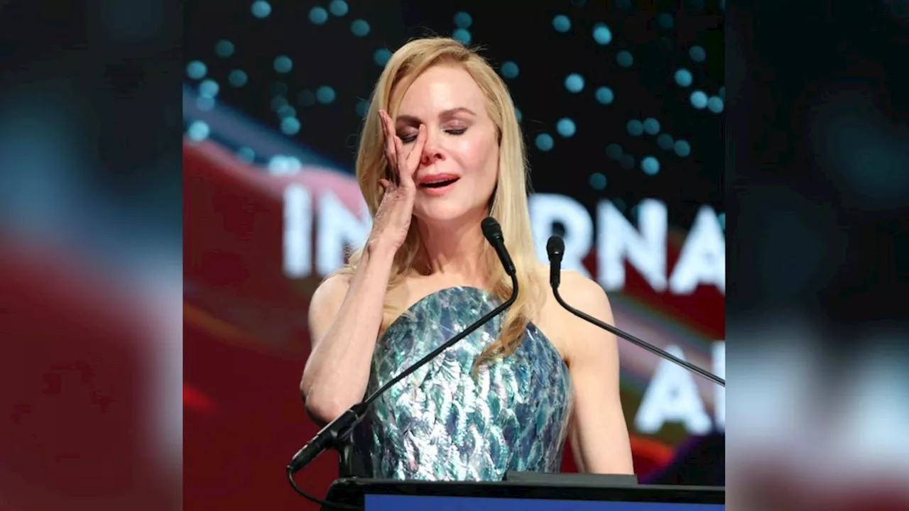 Nicole Kidman widmet Preis ihrer verstorbenen Mutter